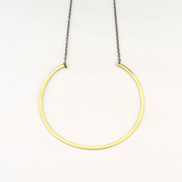 Long Circle Necklace
