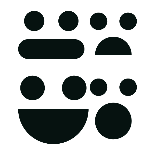 Small Αυτοκόλλητο τοίχου 'Faces'