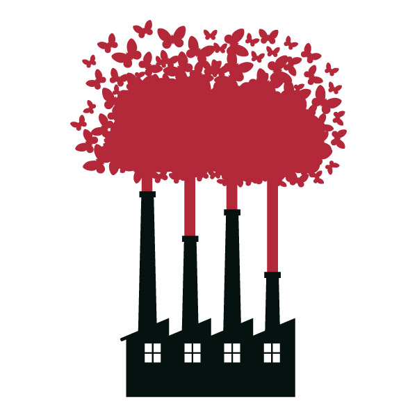 Small Αυτοκόλλητο τοίχου 'Factory'