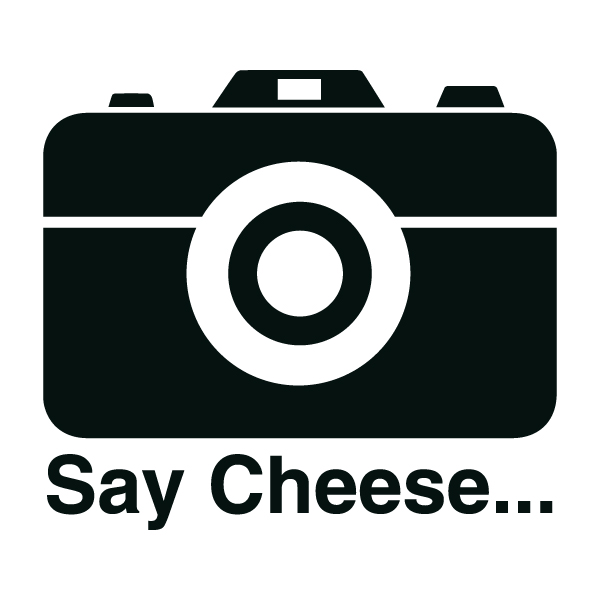 Small Αυτοκόλλητο τοίχου 'Say Cheese...'