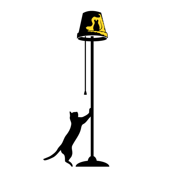 Αυτοκόλλητο τοίχου 'Chasing Mice'