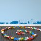 Mini Αυτοκόλλητο τοίχου 'Toy Cars'-168