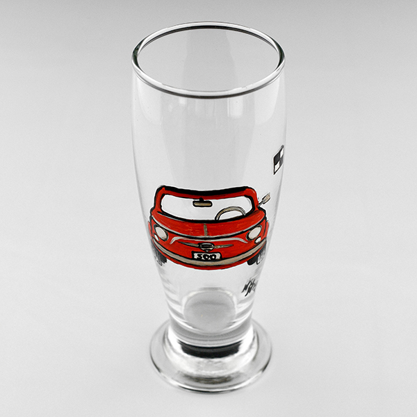 Ποτήρι μπύρας Fiat 500 XDB006