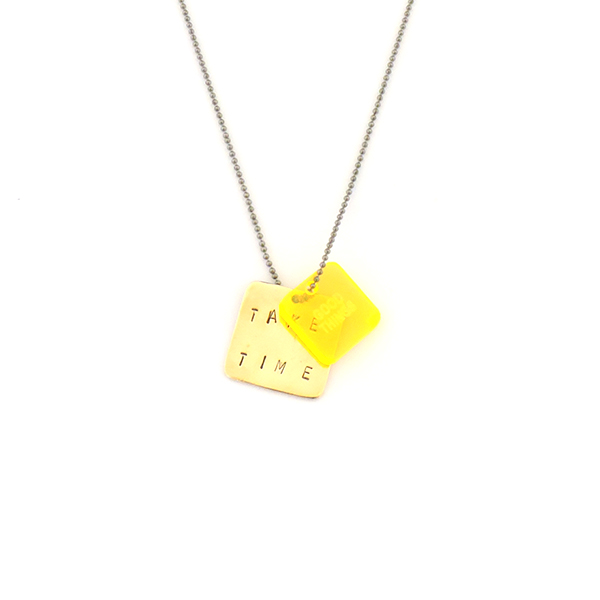 Κρεμαστό 'Good Thinks Take Time'