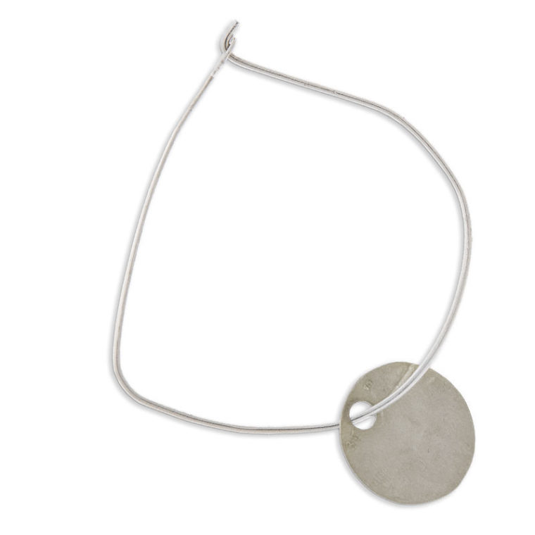 Χειροποίητο Βραχιόλι 'Ellis Disc' (ασήμι 925)