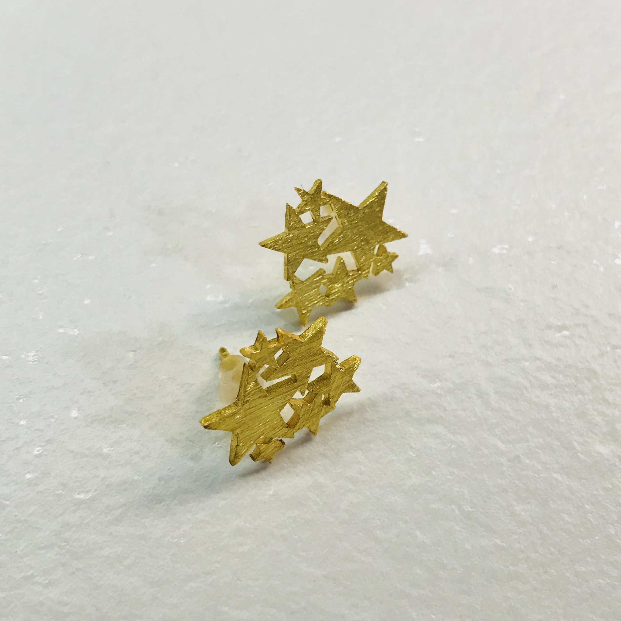 Σκουλαρίκια Γούρι με αστέρια