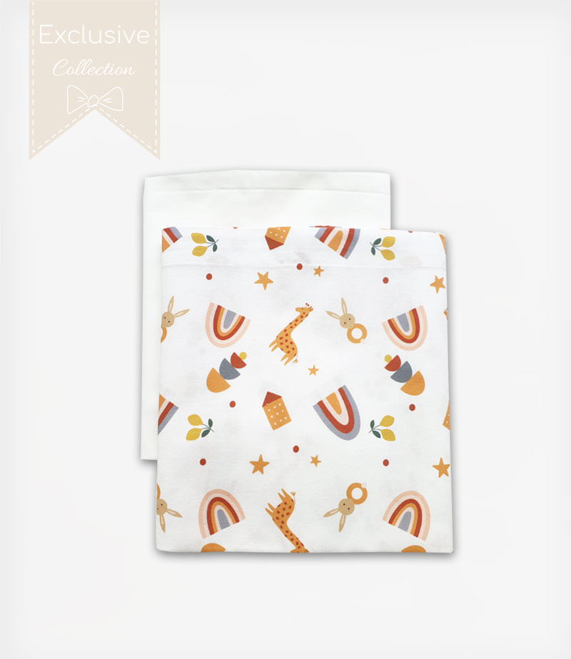 Σετ σεντόνια λίκνου 'Funky Bohemian'