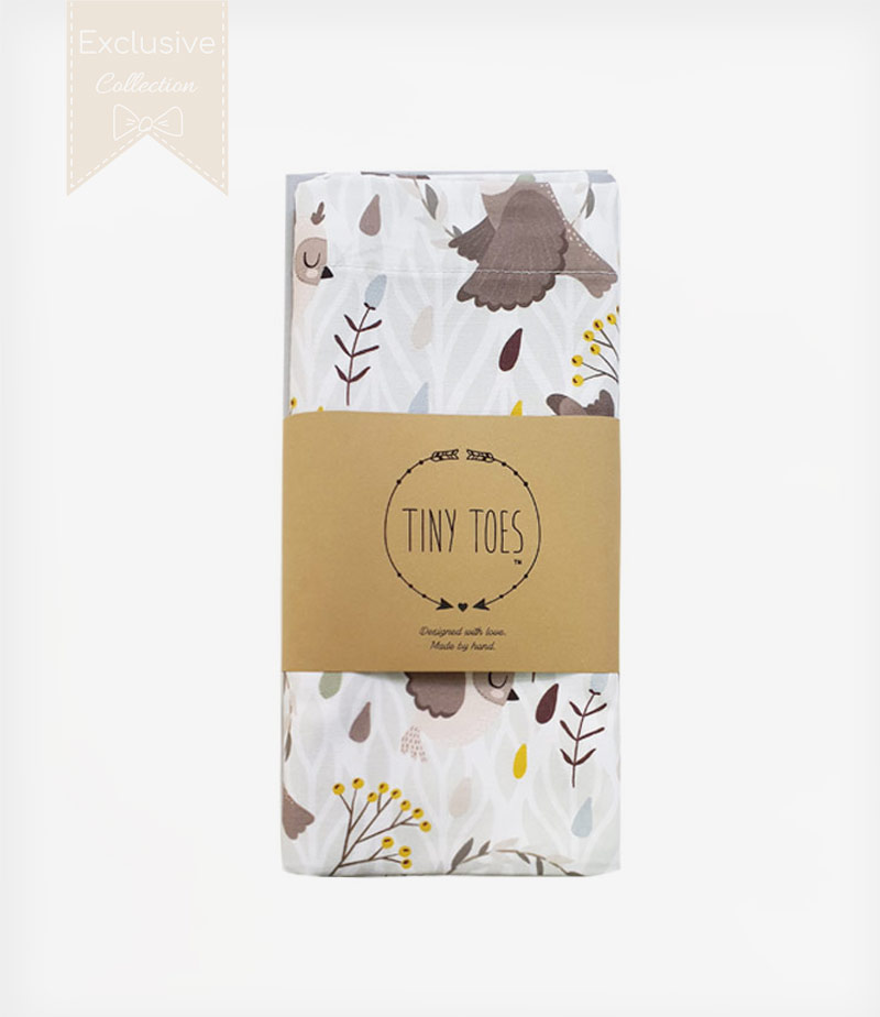 Σετ σεντόνια κούνιας / κρεβατιού 'Love Bird'