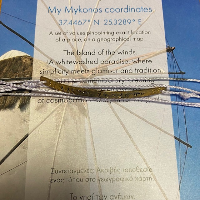 Coordinates Mini Wristlet 'Μύκονος'