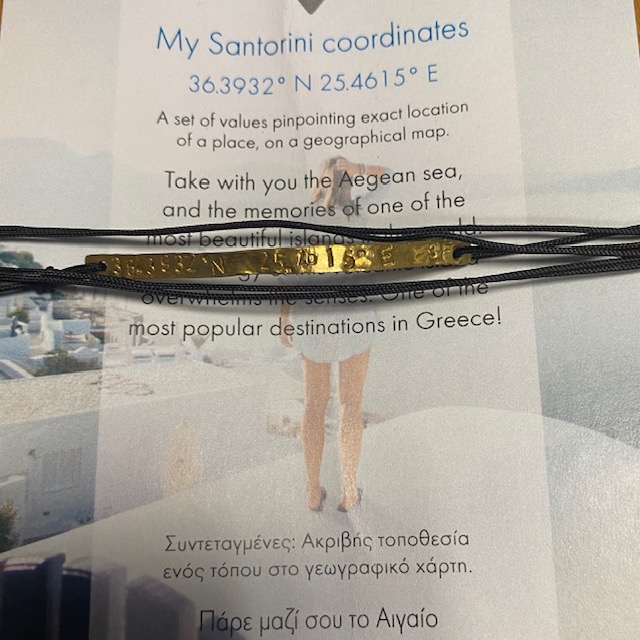 Coordinates Mini Wristlet 'Σαντορίνη'