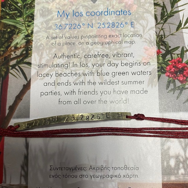 Coordinates Mini Wristlet 'Ίος'